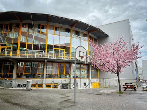 Skolgården Fryshuset gymnasium.