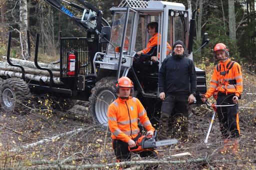 Naturbruksprogrammet - skogsbruk på Skärgårdsgymnasiet Norrtälje